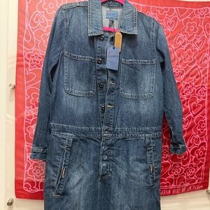 Lucky Brand Long Sleeve Jean Dress